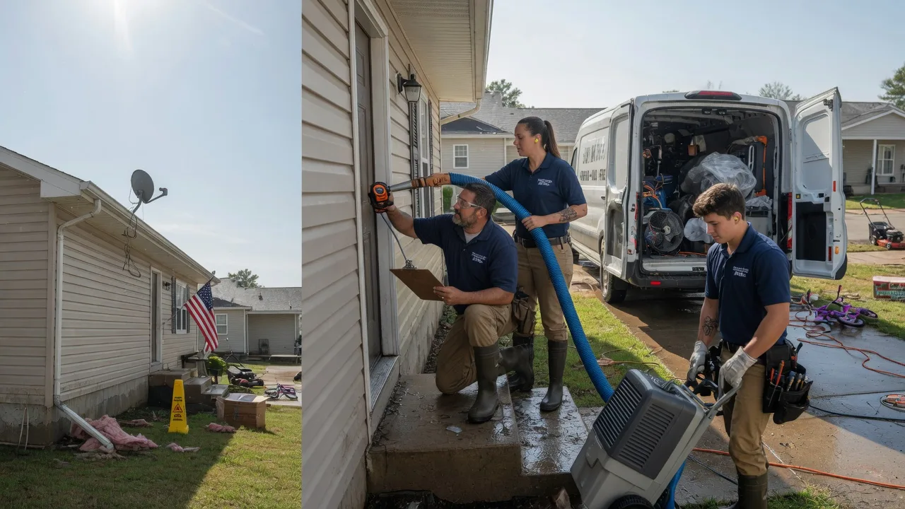 Ceiling Water Damage Restoration in Webbers Falls, OK near me