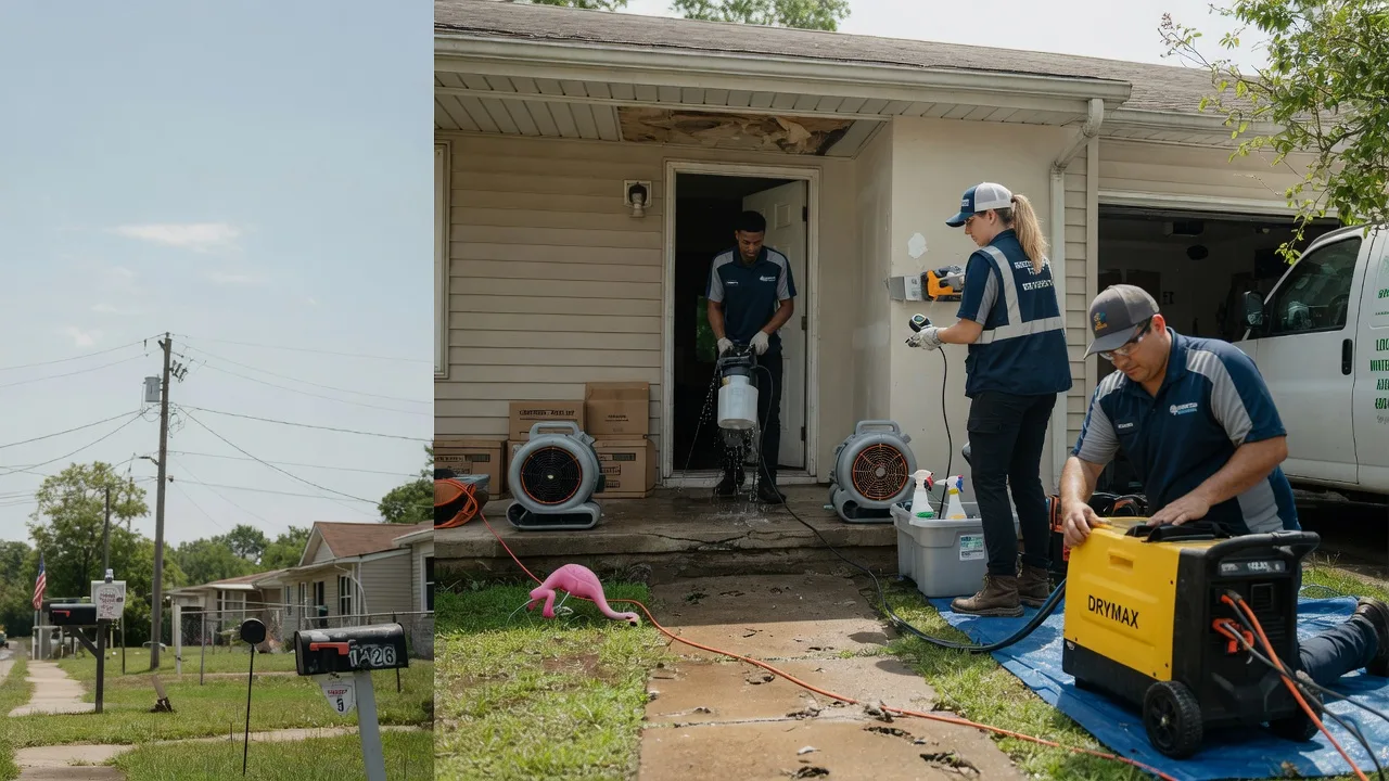 Storm Damage Water Removal in Webbers Falls, OK near me